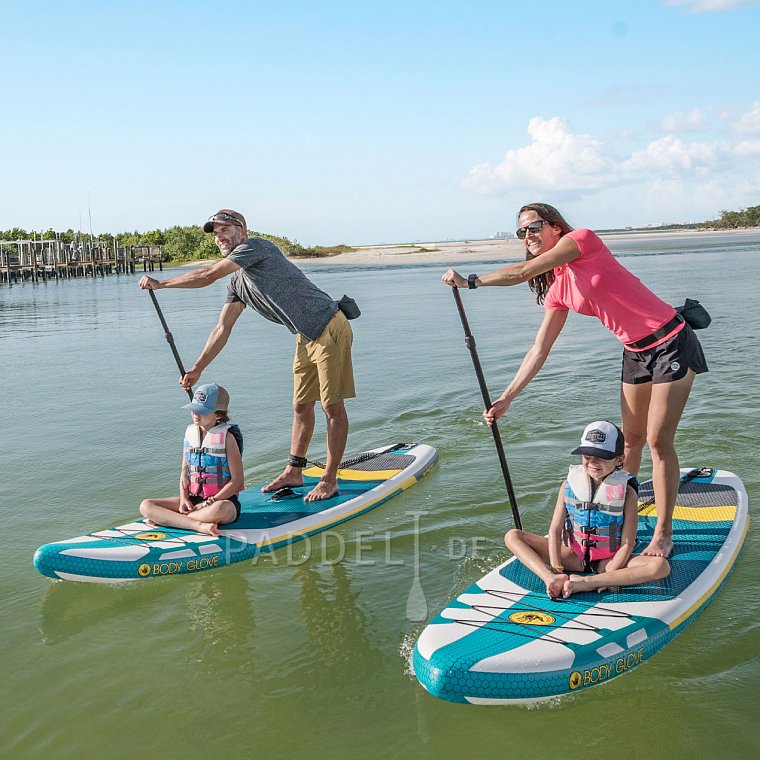 SUP BODY GLOVE Navigator+ 11'0 mit Paddel - aufblasbares Stand Up Paddle Board