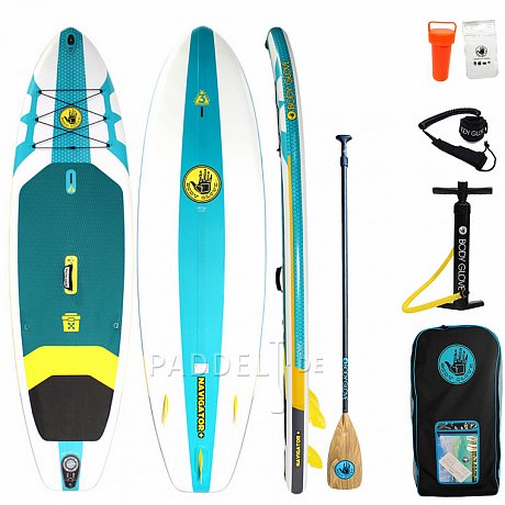 SUP BODY GLOVE Navigator+ 10'6'' mit Paddel - aufblasbares Stand Up Paddle Board