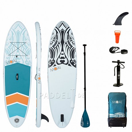 SUP MOAI ALL-ROUND 9'5 - aufblasbares Stand Up Paddle Board