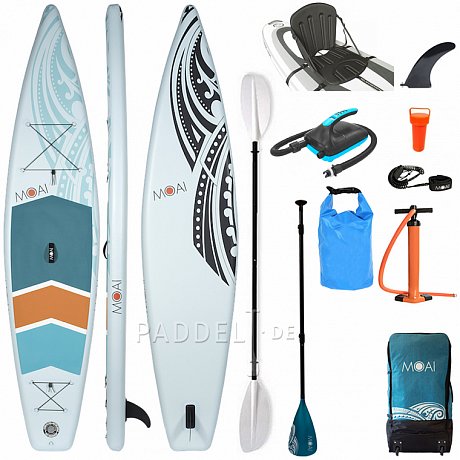 SUP MOAI TOURING 12'6 - aufblasbares Stand Up Paddle Board