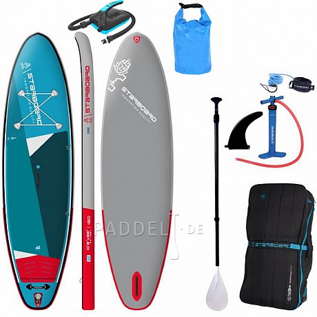 SUP STARBOARD 10'8 x 33'' x 5.5'' iGO ZEN SC mit Paddel  - aufblasbares Stand Up Paddle Board