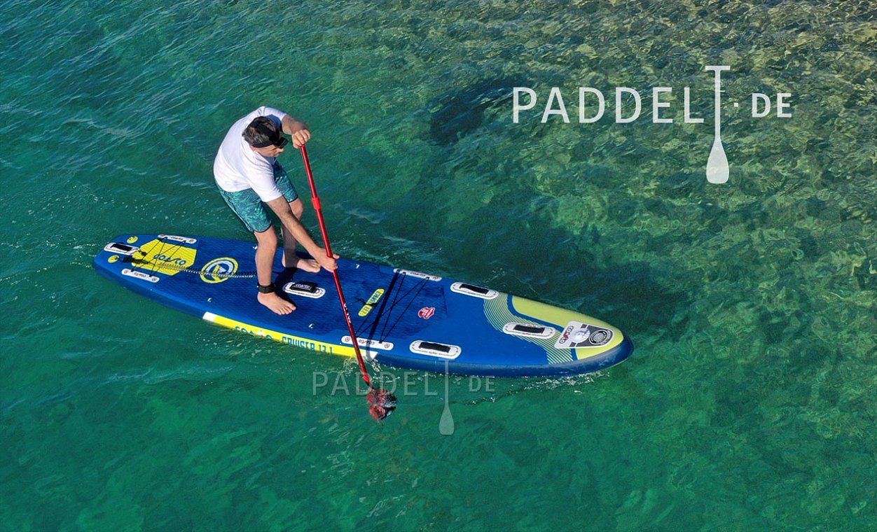 SUP COASTO CRUISER 13'1 mit Paddel  - aufblasbares Stand Up Paddle Board