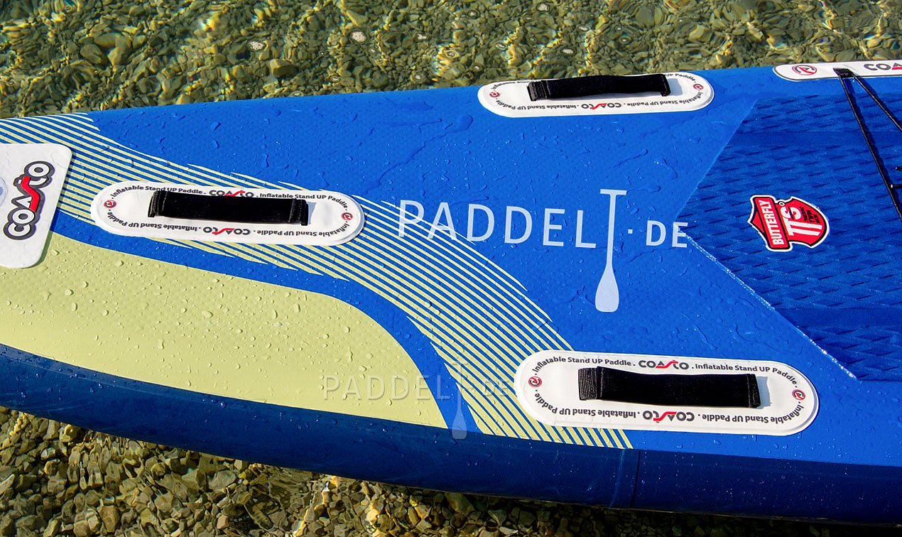 SUP COASTO CRUISER 13'1 mit Paddel  - aufblasbares Stand Up Paddle Board