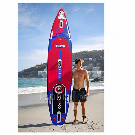 SUP COASTO TURBO 12'6 mit Paddel - aufblasbares Stand Up Paddle Board