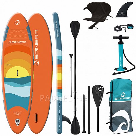 SUP SPINERA SUPVENTURE SUNSET 10'6 DLT - aufblasbares Stand Up Paddle Board