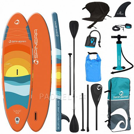 SUP SPINERA SUPVENTURE SUNSET 10'6 DLT - aufblasbares Stand Up Paddle Board