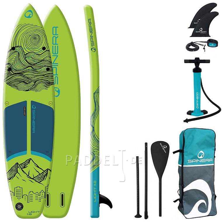 SUP SPINERA SUP LIGHT 11'8 ULT - aufblasbares Stand Up Paddle Board