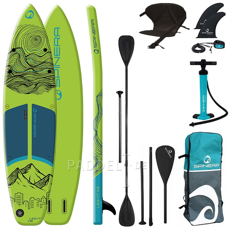 SUP SPINERA SUP LIGHT 11'8 ULT - aufblasbares Stand Up Paddle Board