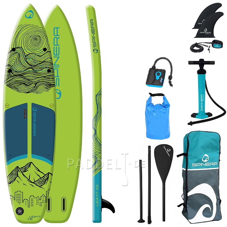 SUP SPINERA SUP LIGHT 11'8 ULT - aufblasbares Stand Up Paddle Board