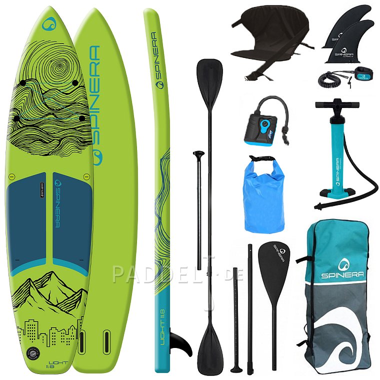 SUP SPINERA SUP LIGHT 11'8 ULT - aufblasbares Stand Up Paddle Board