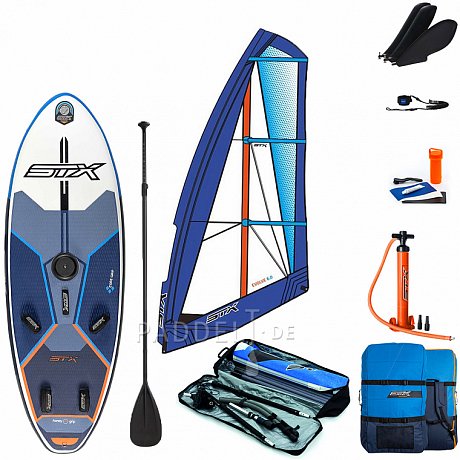 STX WS 250 FREERIDE incl. EVOLVE RIG compact - aufblasbares Windsurfboard