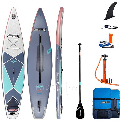 SUP STX Pure Race 11'6 x 29 mit Paddel - aufblasbares Stand Up Paddle Board