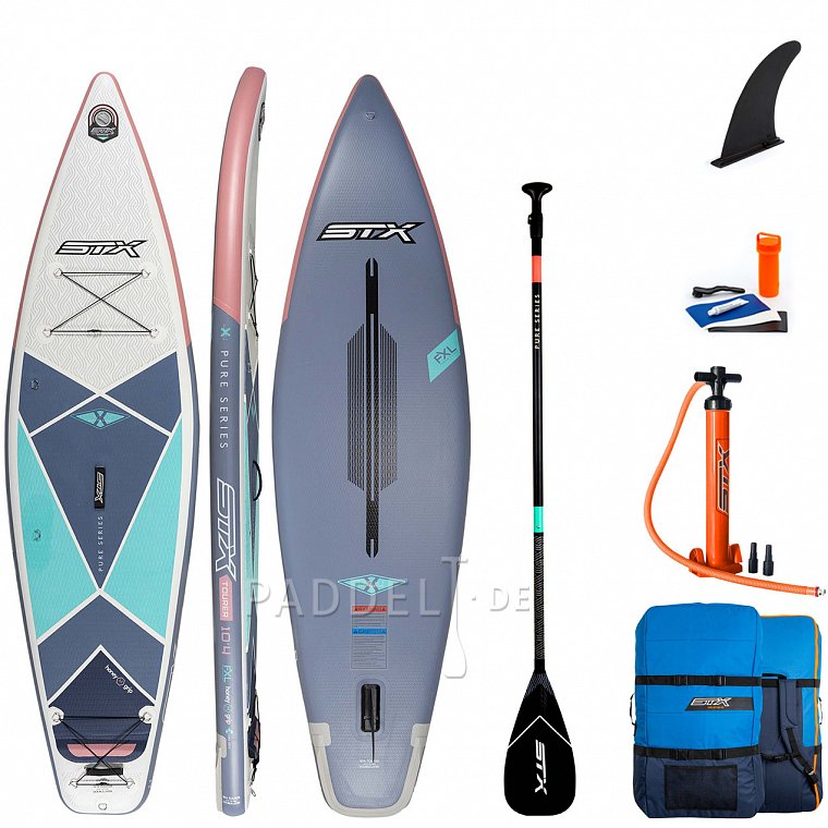 SUP STX Pure Tourer 11'6 x 32 mit Paddel - aufblasbares Stand Up Paddle Board