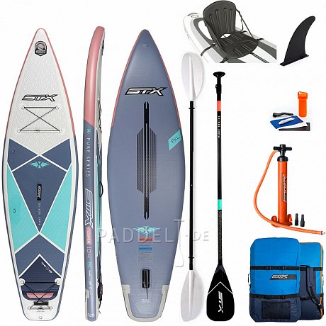 SUP STX Pure Tourer 11'6 x 32 mit Paddel - aufblasbares Stand Up Paddle Board