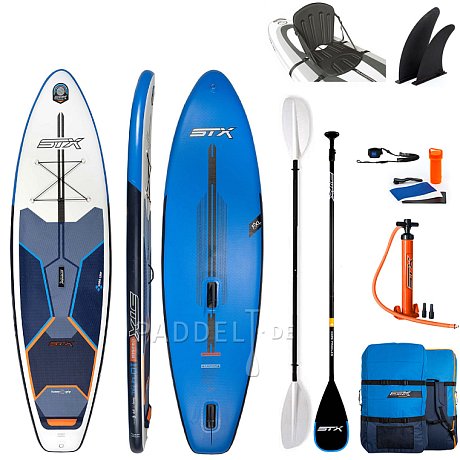 SUP STX WS Hybrid Cruiser 10’4” mit Paddel - aufblasbares Stand Up Paddle Board und WindSUP 2022