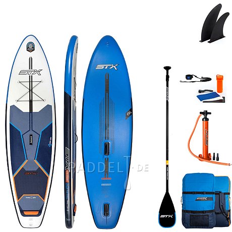 SUP STX WS Hybrid Cruiser 10’4” mit Paddel - aufblasbares Stand Up Paddle Board und WindSUP 2022