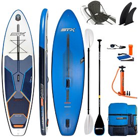 SUP STX WS Hybrid Cruiser 10’8” mit Paddel - aufblasbares Stand Up Paddle Board und WindSUP 2022