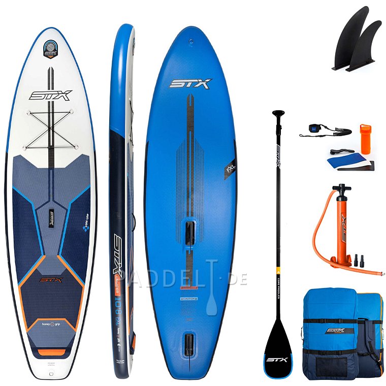 SUP STX WS Hybrid Cruiser 10’8” mit Paddel - aufblasbares Stand Up Paddle Board und WindSUP 2022