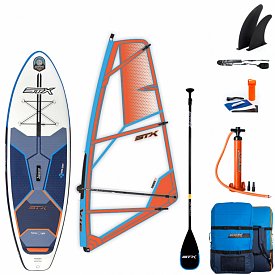 SUP STX Hybrid Junior Cruiser 8' mit Paddel incl. Segel - aufblasbares Stand Up Paddle Board und WindSUP 2022