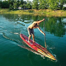 SUP AQUA MARINA RACE Elite 14'0''x25''x6'' - aufblasbares Stand Up Paddle Board