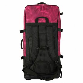 AQUA MARINA Premium 90l Rucksack mit Rollen für SUP Boards - rot