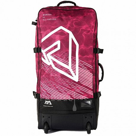 AQUA MARINA Premium 90l Rucksack mit Rollen für SUP Boards - rot