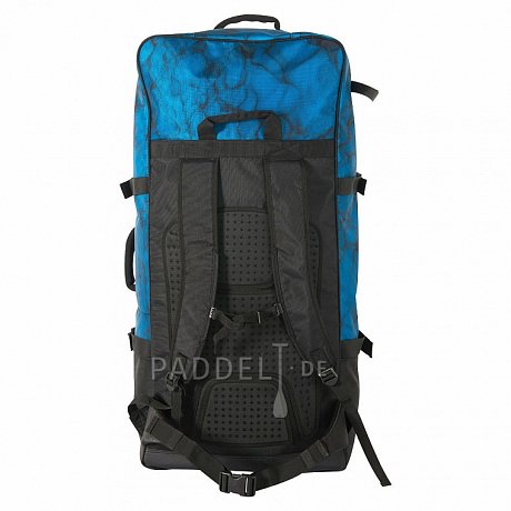 AQUA MARINA Premium 90l Rucksack mit Rollen für SUP Boards - blau