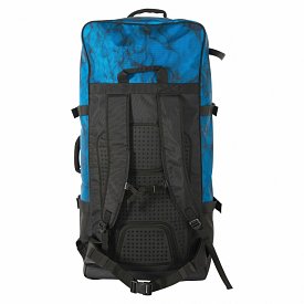 AQUA MARINA Premium 90l Rucksack mit Rollen für SUP Boards - blau