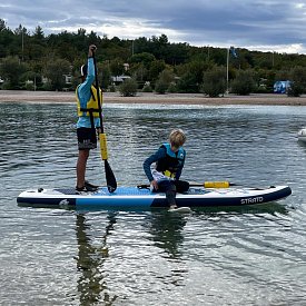 SUP F2 STRATO 10'0 COMBO BLUE mit Paddel - aufblasbares Stand Up Paddle Board