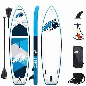 SUP F2 STRATO 10'0 COMBO BLUE mit Paddel - aufblasbares Stand Up Paddle Board