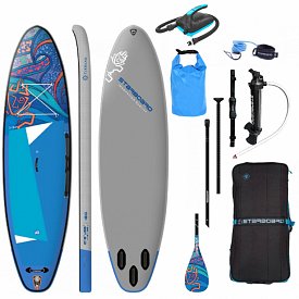 SUP STARBOARD iGO TIKHINE 10'8 WAVE Deluxe - aufblasbares Stand Up Paddle Board