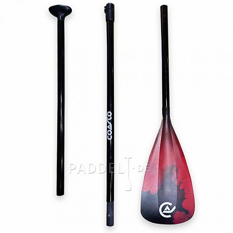 Paddel COASTO Advanced Carbon C5 3D - 3-teiliges verstellbares SUP Paddel