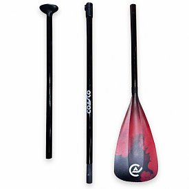 Paddel COASTO Advanced Carbon C5 3D - 3-teiliges verstellbares SUP Paddel