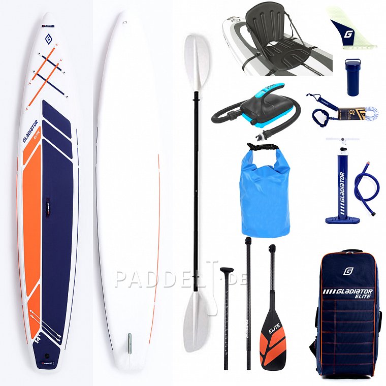 Paddleboard GLADIATOR ELITE 14' Touring s karbon pádlem model 2022  - nafukovací