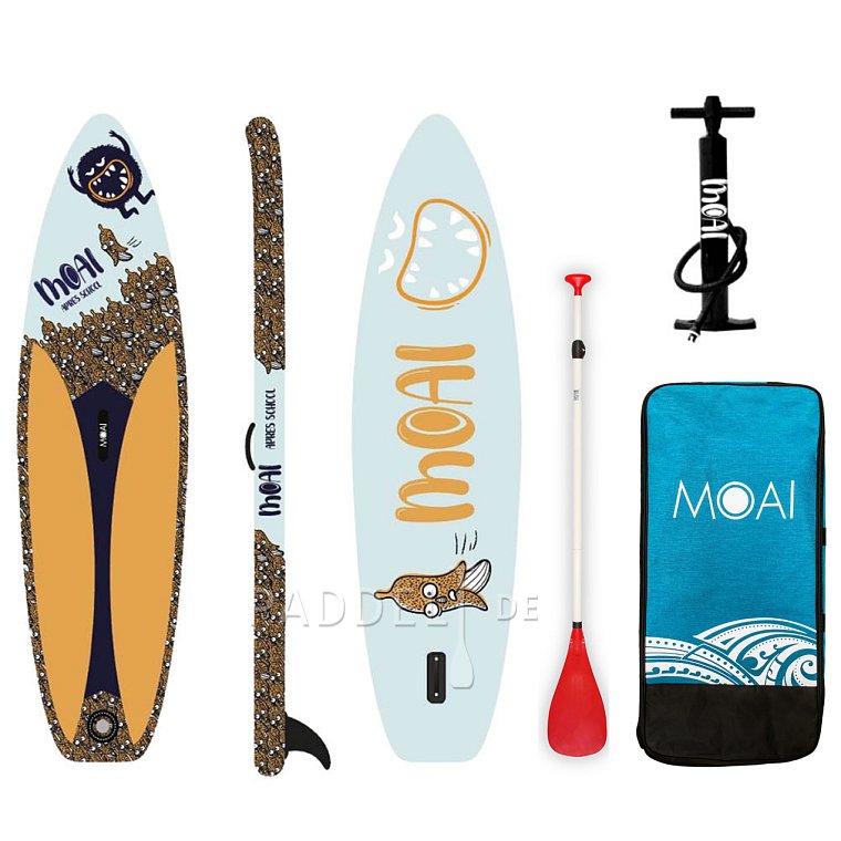 SUP MOAI Kids Board 8’2 - aufblasbares Stand Up Paddle Board