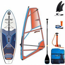 SUP STX WS Hybrid Cruiser 10’4” mit Paddel incl. Segel - aufblasbares Stand Up Paddle Board und WindSUP 2022