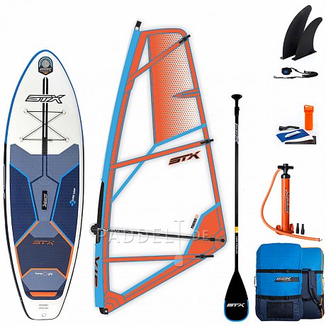 SUP STX WS Hybrid Cruiser 10’4” mit Paddel incl. Segel - aufblasbares Stand Up Paddle Board und WindSUP 2022