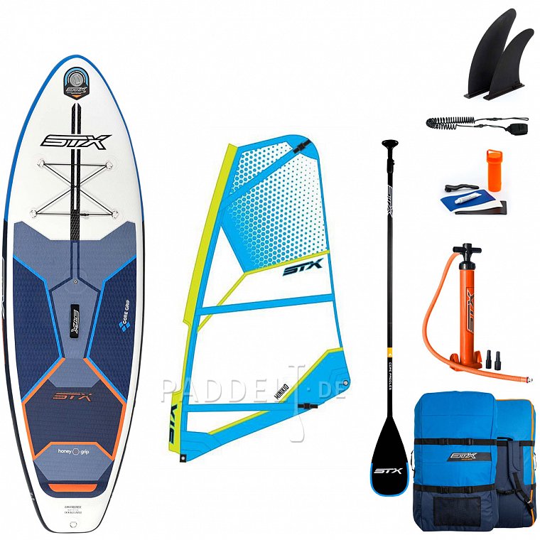 SUP STX WS Hybrid Cruiser 10’8” mit Paddel - aufblasbares Stand Up Paddle Board und WindSUP 2022