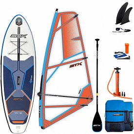 SUP STX WS Hybrid Cruiser 10’8” mit Paddel incl. Segel - aufblasbares Stand Up Paddle Board und WindSUP 2022