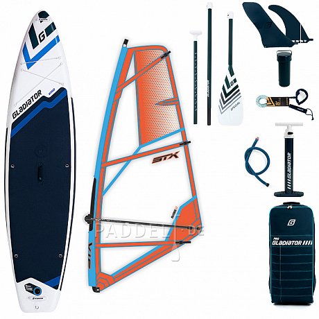 SUP GLADIATOR WindSUP 11'6 SC incl. Segel - aufblasbares Stand Up Paddle Board mit Windsurf Option