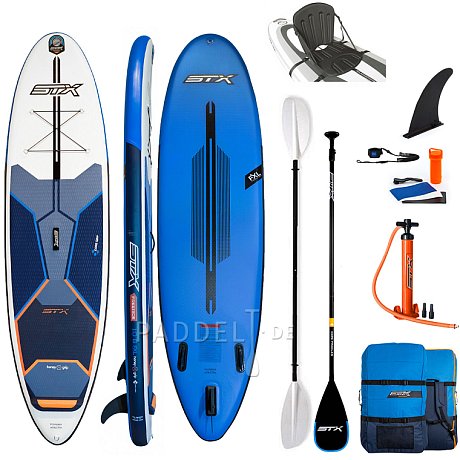 SUP STX Freeride 10'6 x 32 mit Paddel - aufblasbares Stand Up Paddle Board