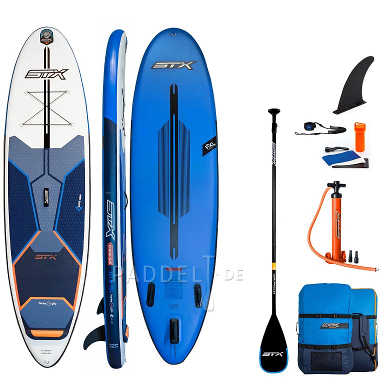 SUP STX Freeride 10'6 x 32 mit Paddel - aufblasbares Stand Up Paddle Board