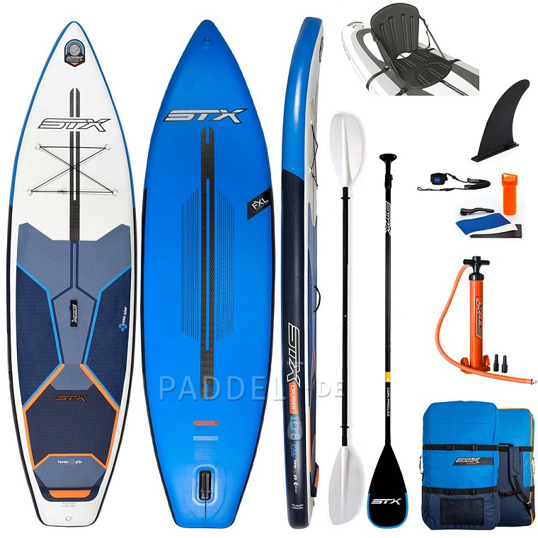 SUP STX CRUISER 10'8 x 34 mit Paddel aufblasbares Stand Up Paddle