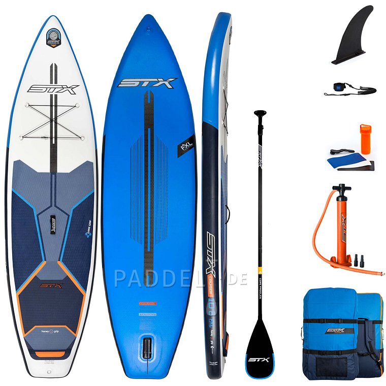 SUP STX CRUISER 10'8 x 34 mit Paddel - aufblasbares Stand Up Paddle Board