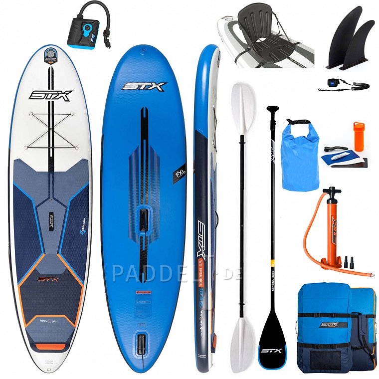 Paddleboard STX WS Hybrid Freeride 10,6-32 Blue Orange - nafukovací paddleboard a windsurfing