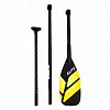 GLADIATOR ELITE YELLOW Karbon 3-teiliges verstellbares SUP Paddel