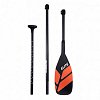 GLADIATOR ELITE RED Karbon 3-teiliges verstellbares SUP Paddel