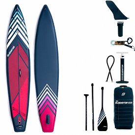 SUP GLADIATOR PRO 12'6 SPORT mit Paddel - aufblasbares Stand Up Paddle Board