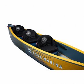 Kanu AQUA MARINA TOMAHAWK AIR-C Modell 2023 - aufblasbares Kanu 3-Personen