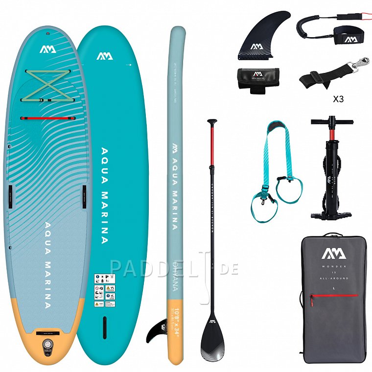 Paddleboard AQUA MARINA DHYANA 11'0 model 2023- nafukovací paddleboard